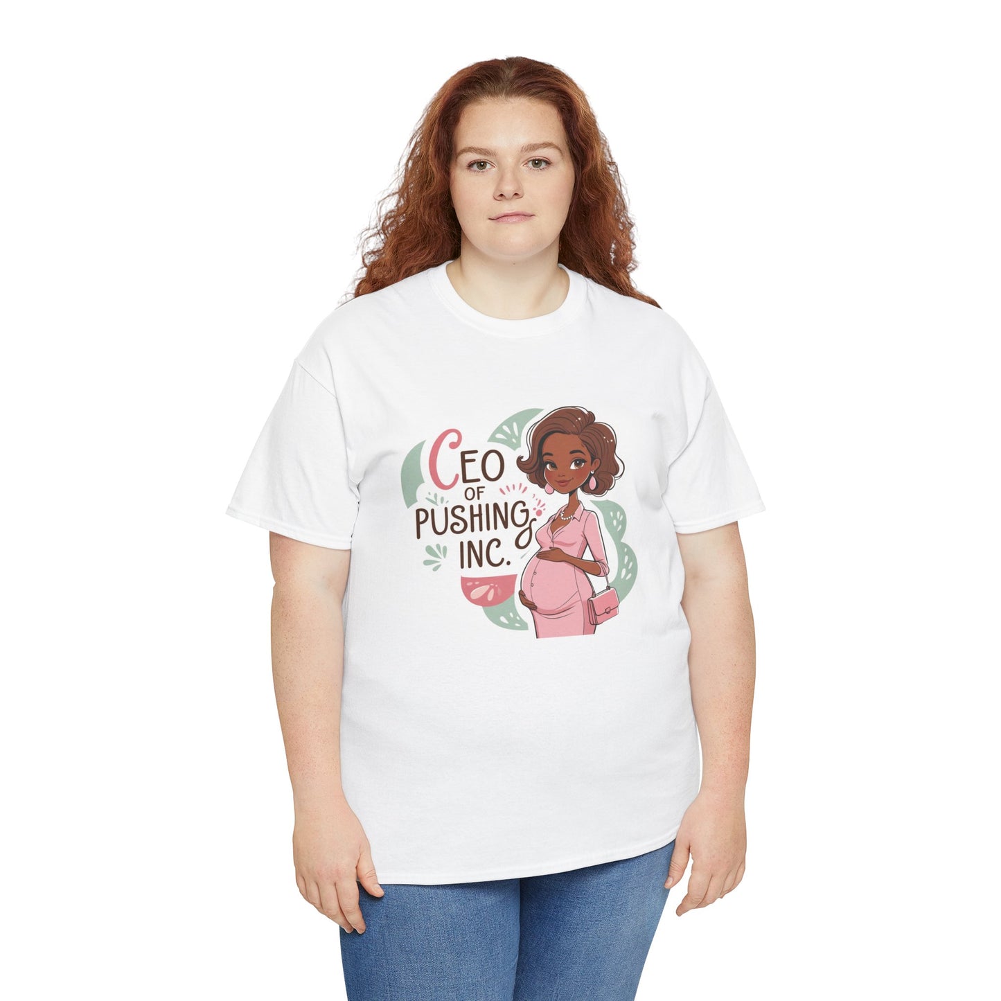 CEO of Pushing Heavy Cotton Tee,