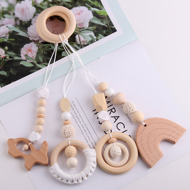 Baby Gymnastic Rack Beech Wood Teething Ring