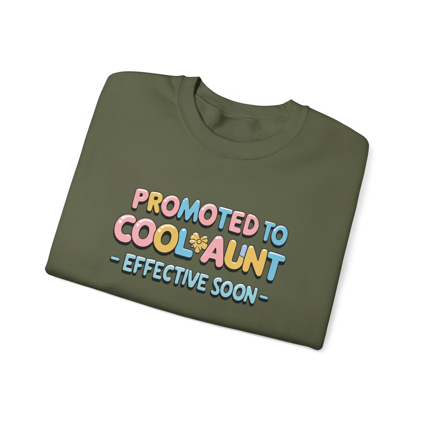 Promoted to Cool Aunt Sweatshirt