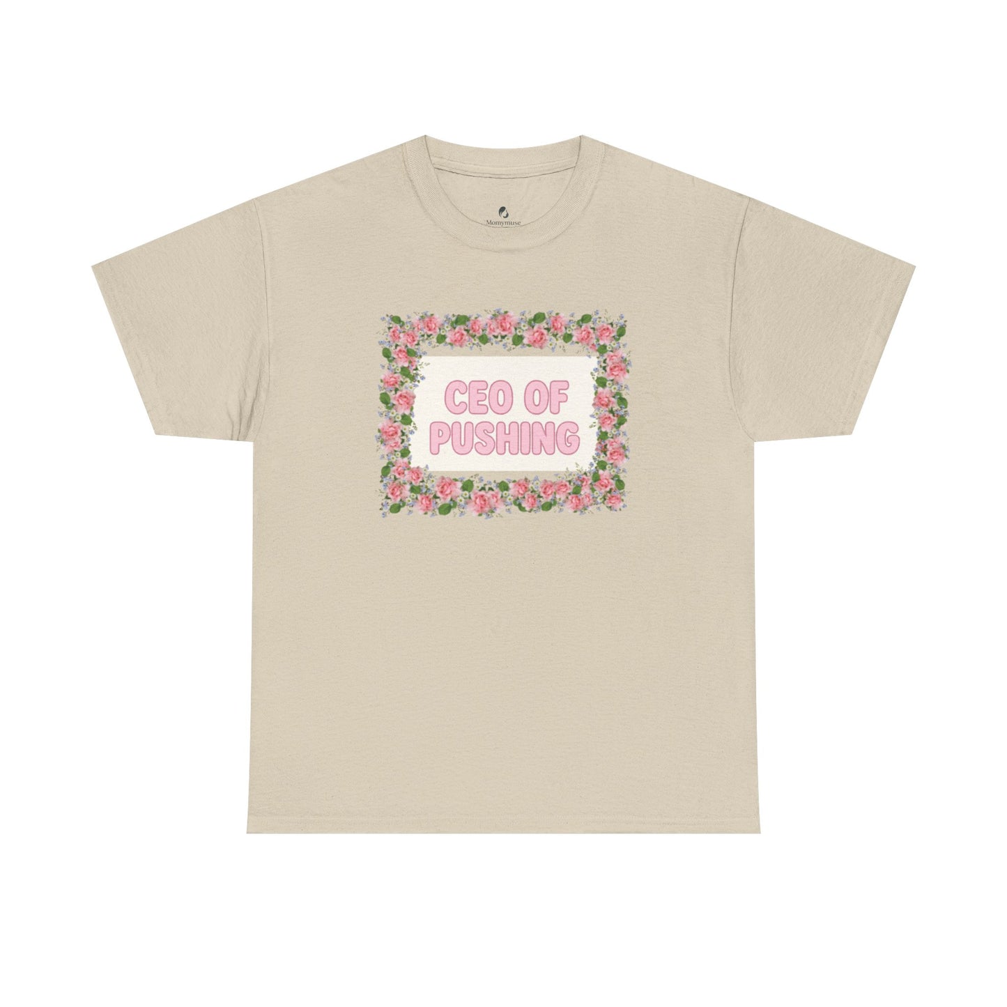 Floral CEO of Pushing Tee