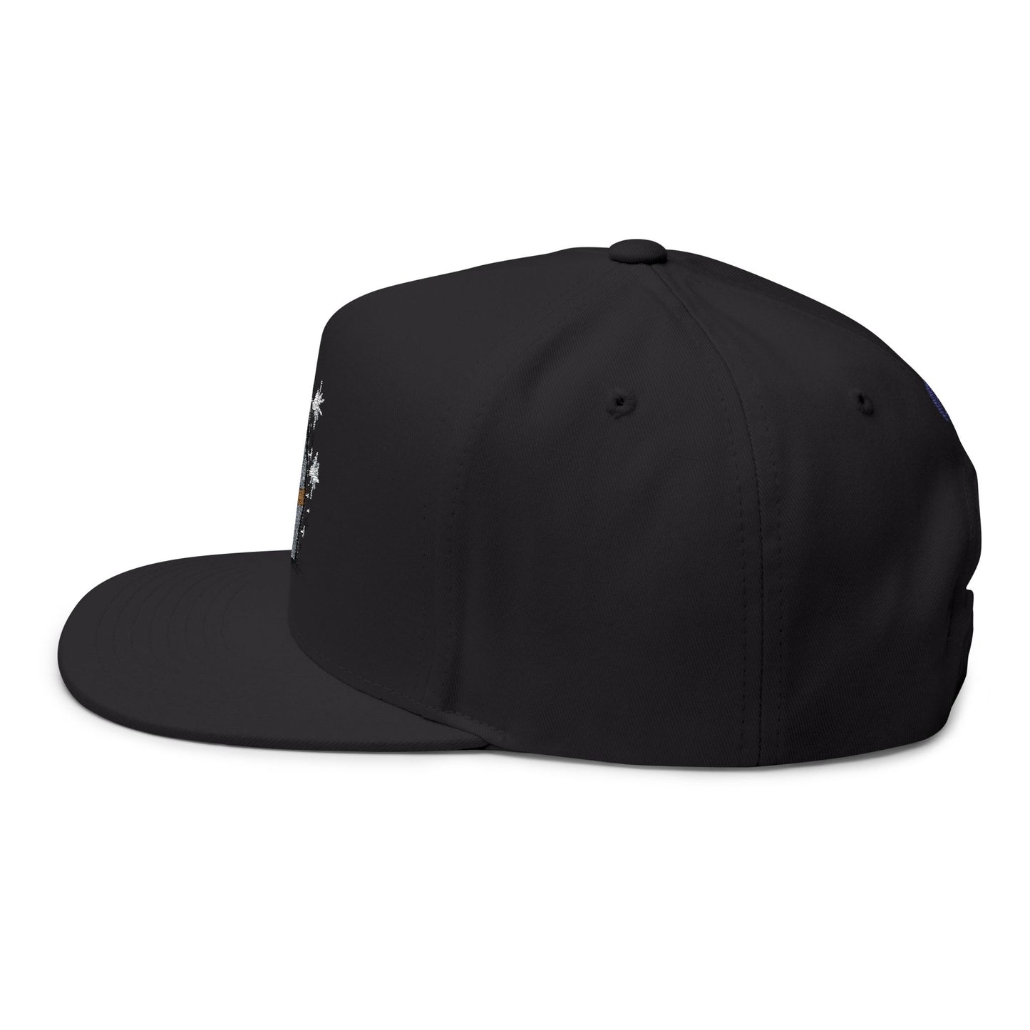 Cool Aunt Cupcake Embroidered Flat Bill Cap