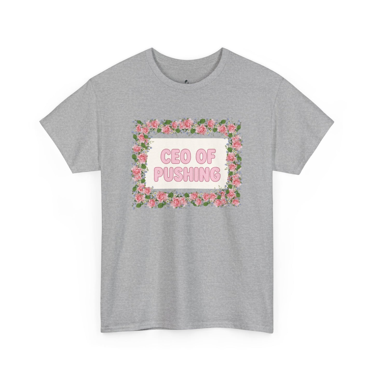 Floral CEO of Pushing Tee