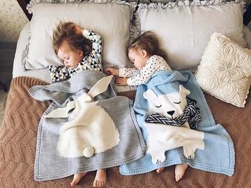 Nordic-style Animal Baby Blanket