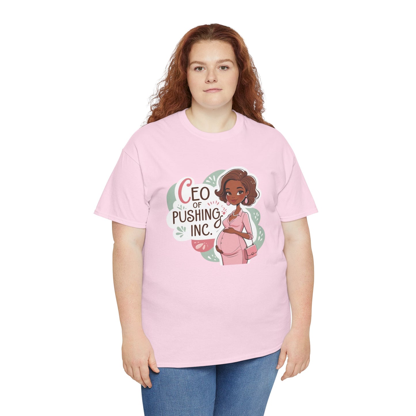 CEO of Pushing Heavy Cotton Tee,