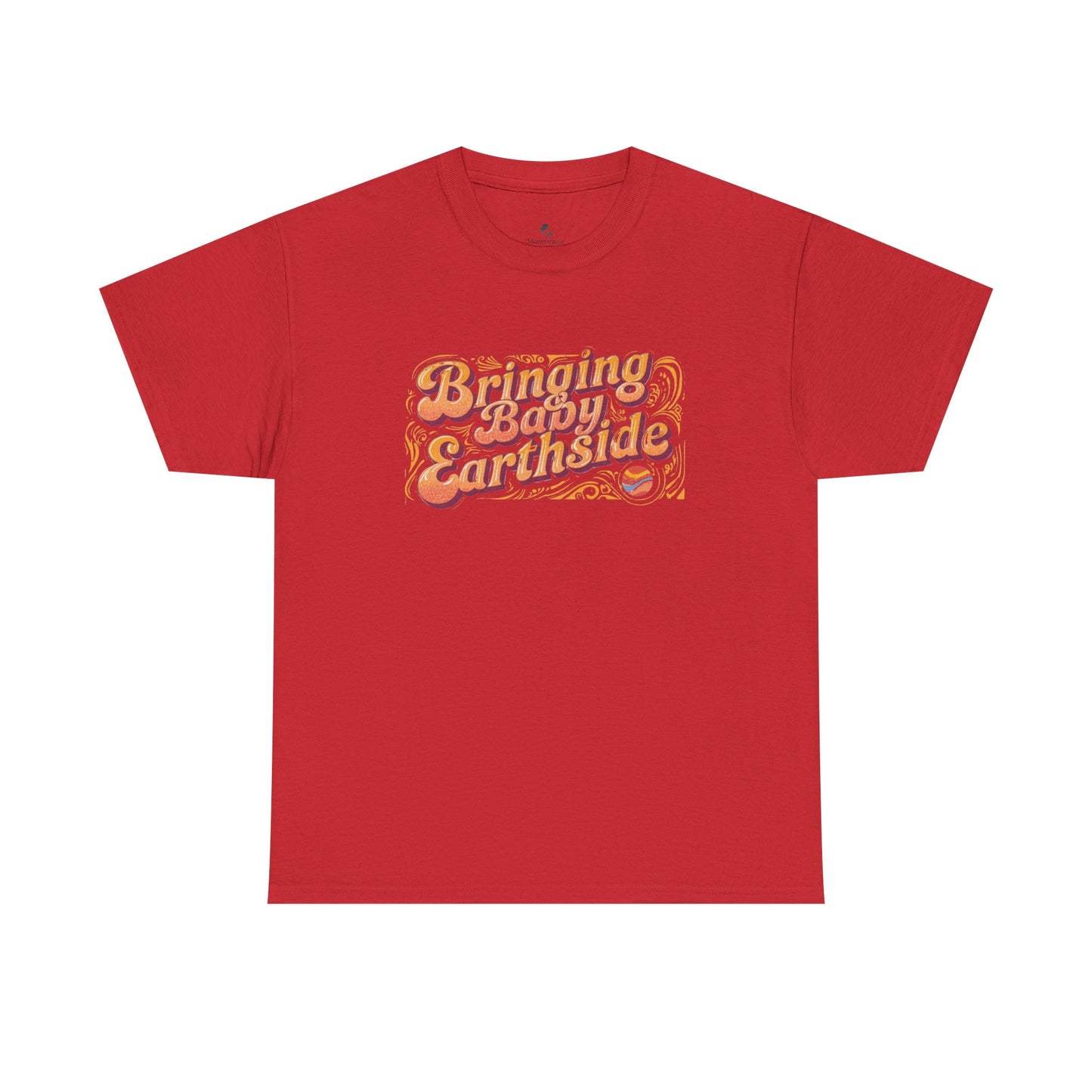 Bringing Baby Earthside Unisex Heavy Cotton Tee
