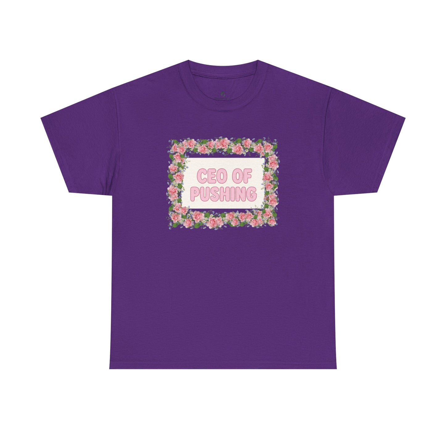Floral CEO of Pushing Tee