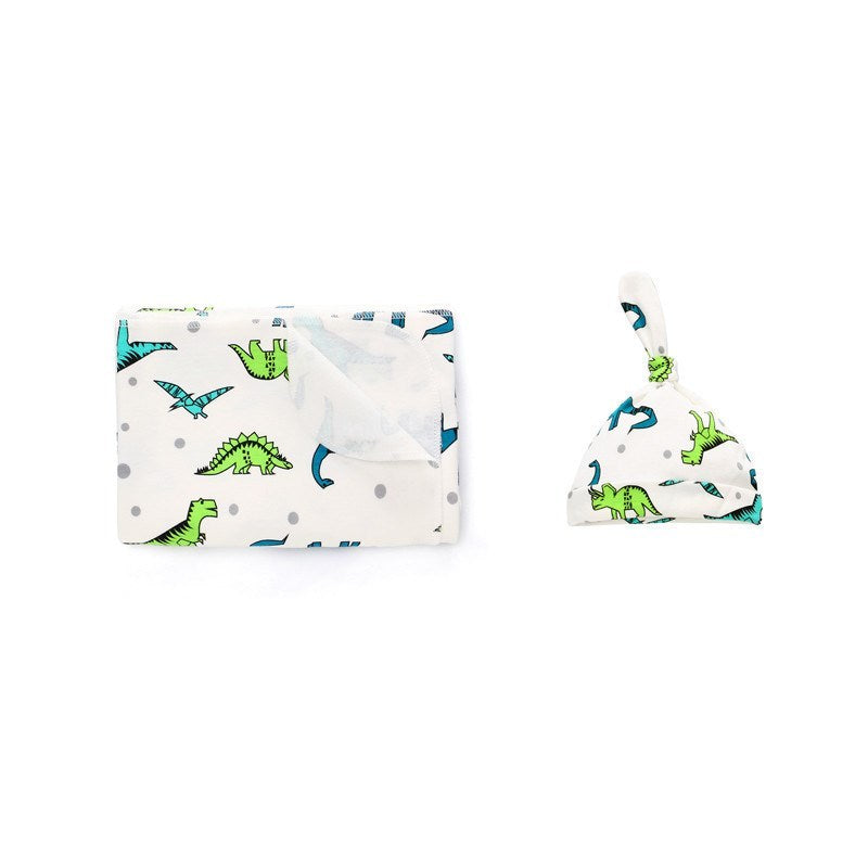 Baby Cotton Blanket & Hat Set