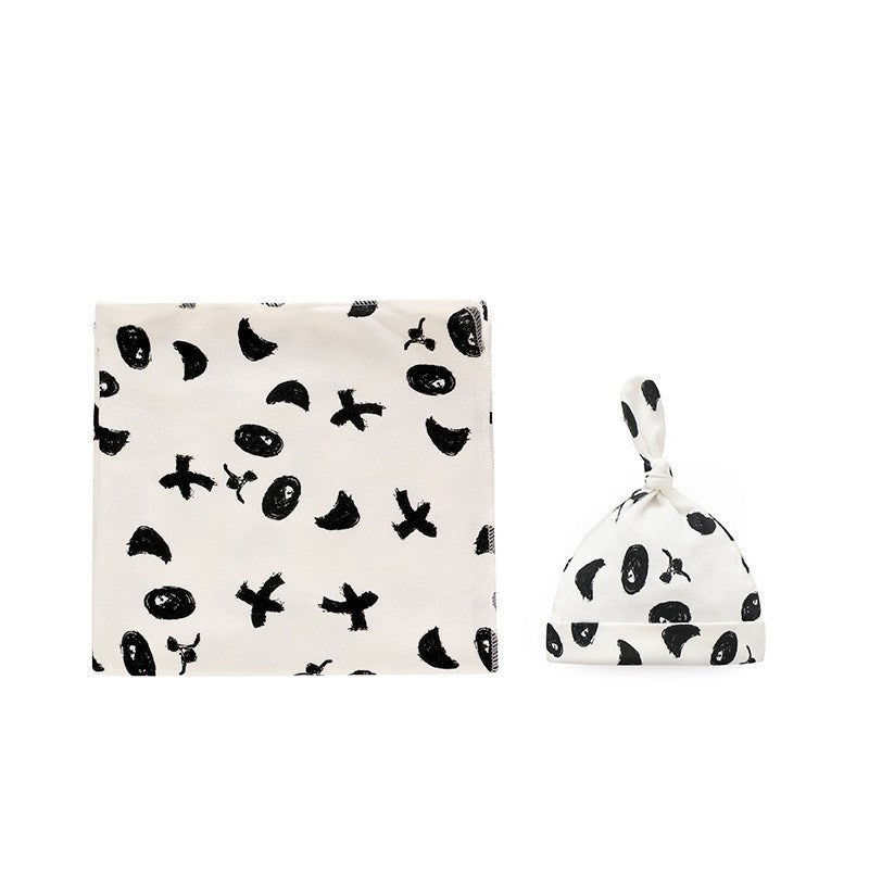 Baby Cotton Blanket & Hat Set