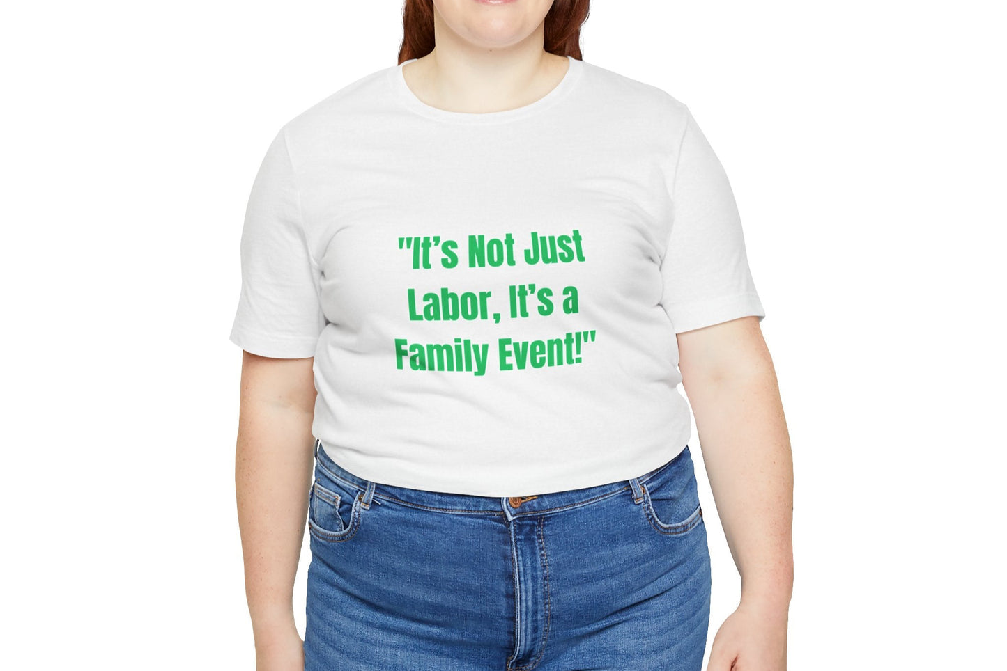 Not Just Labor Unisex Jersey Short Sleeve Tee