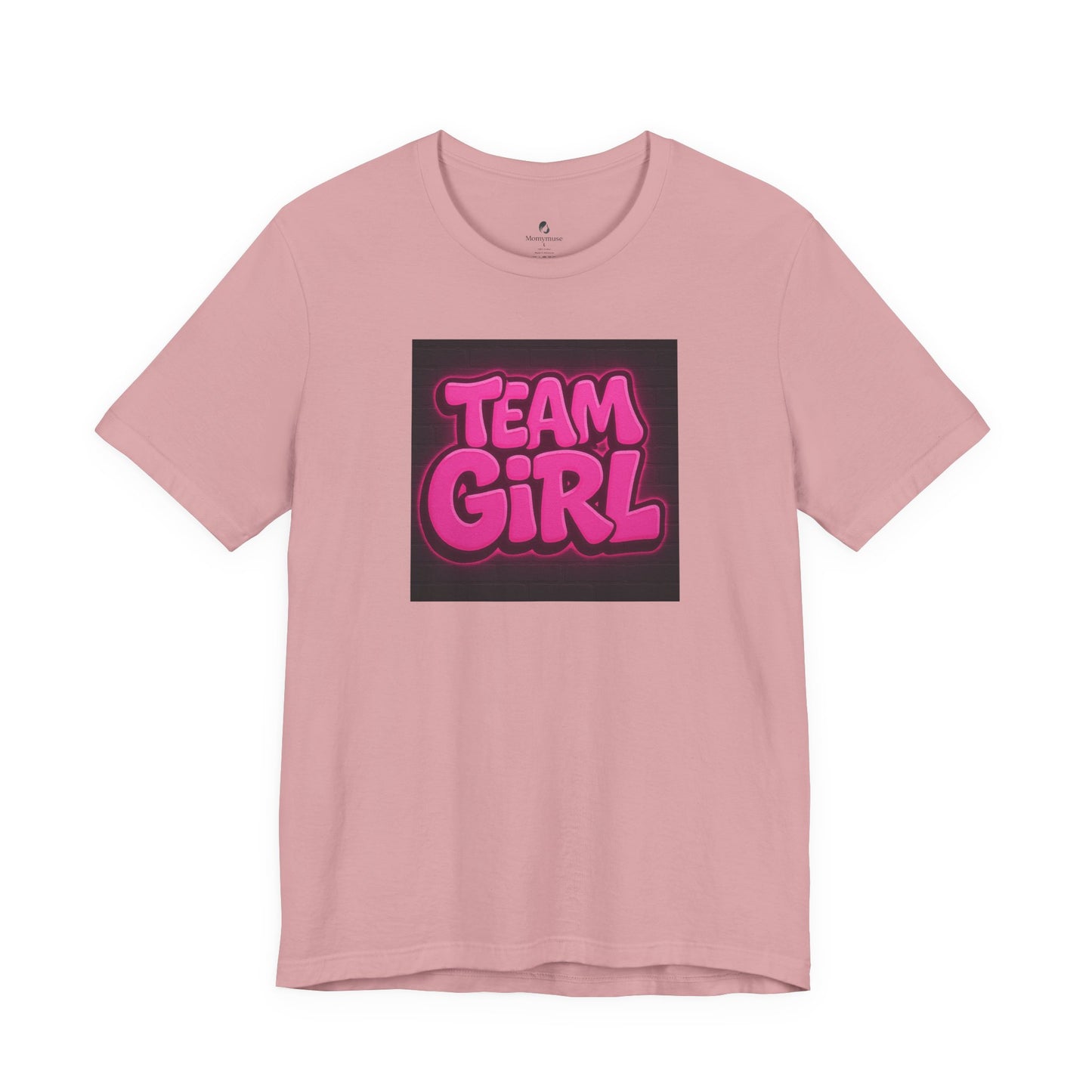 Grafittie Stye Team Girl Gender Reveal Tee
