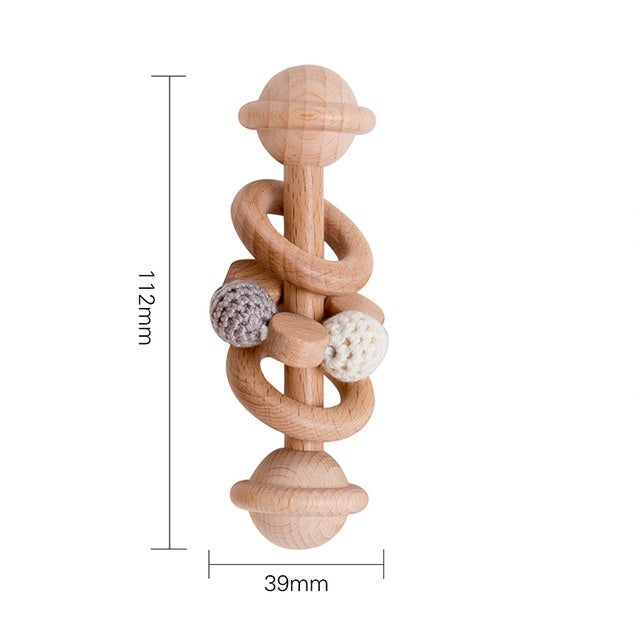Baby Wooden Teething Rode