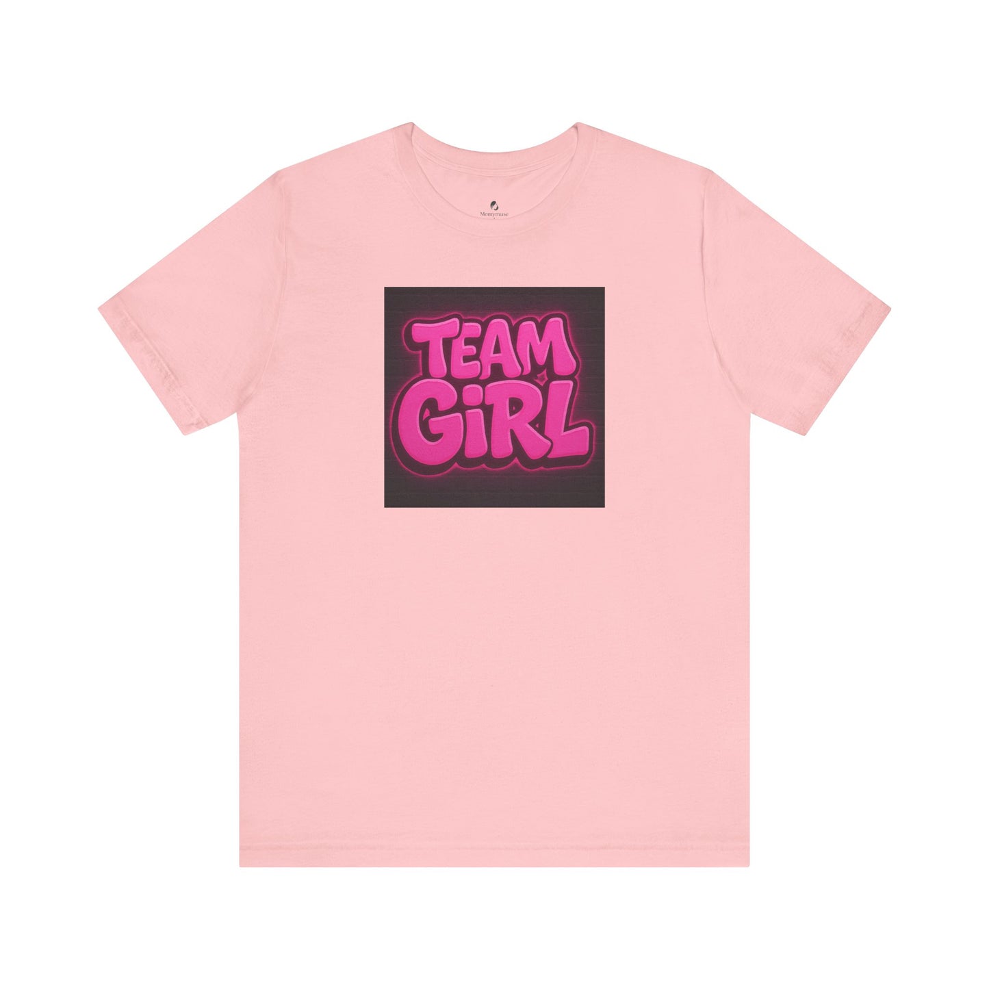 Grafittie Stye Team Girl Gender Reveal Tee