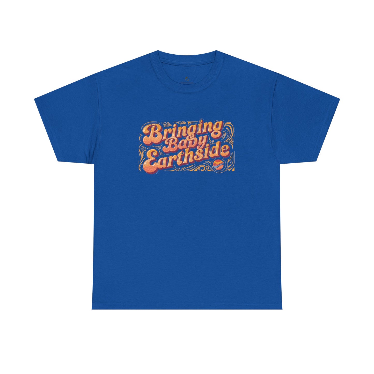 Bringing Baby Earthside Unisex Heavy Cotton Tee