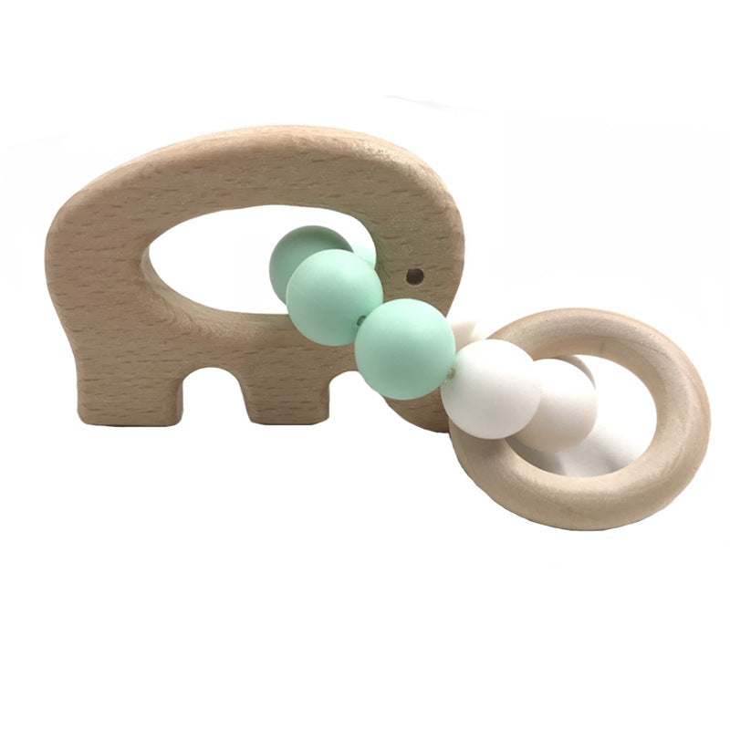 Baby Wooden Animal Teether