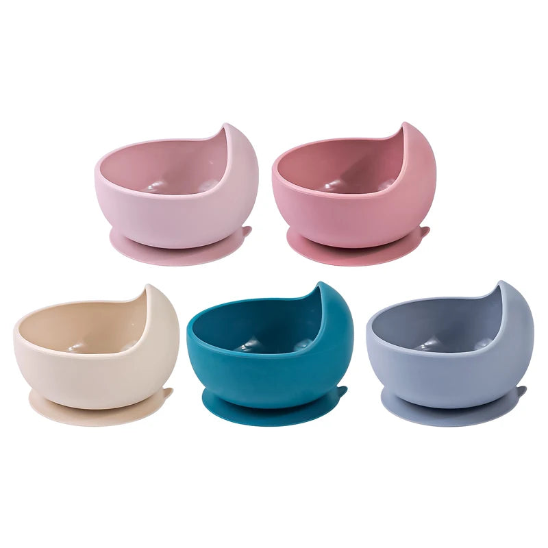 Baby 2PC Silicone Sucker Bowl Set