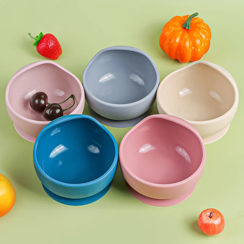Baby 2PC Silicone Sucker Bowl Set