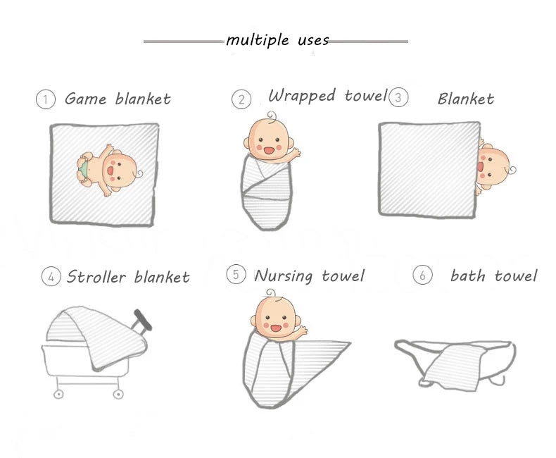cotton muslin newborn blanket