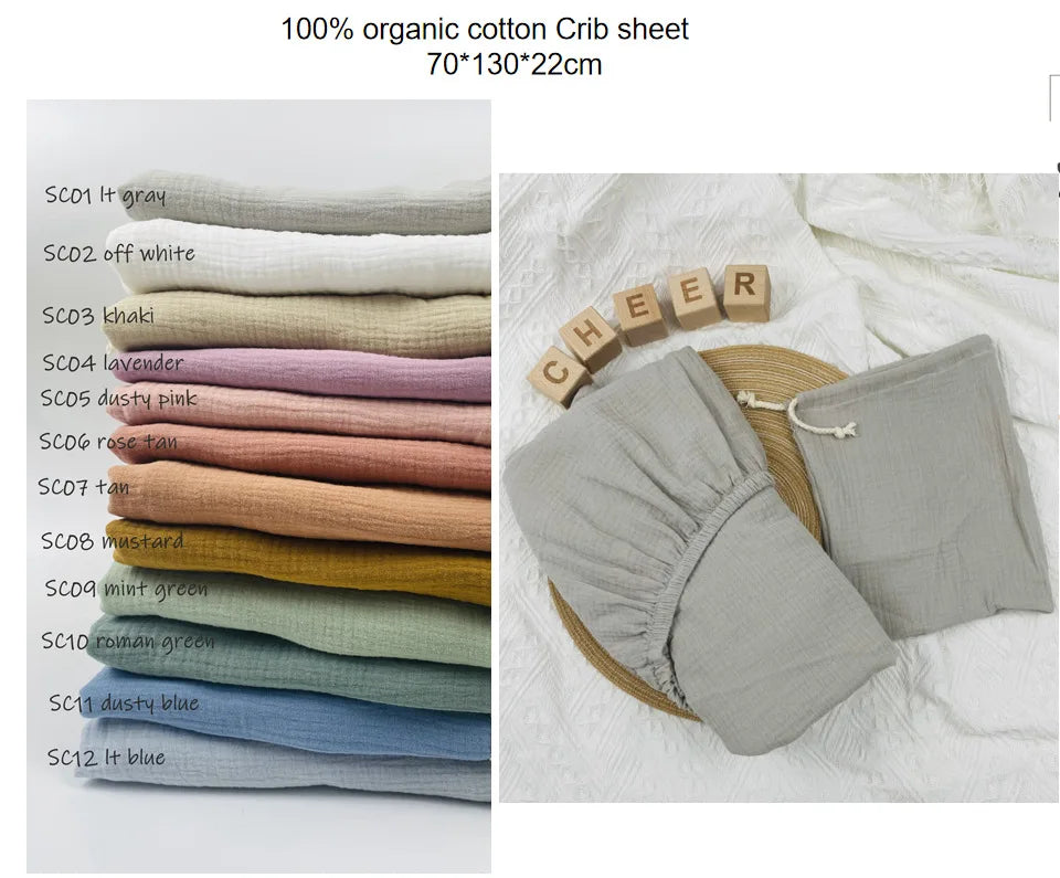 Baby Crib Fitted Sheet