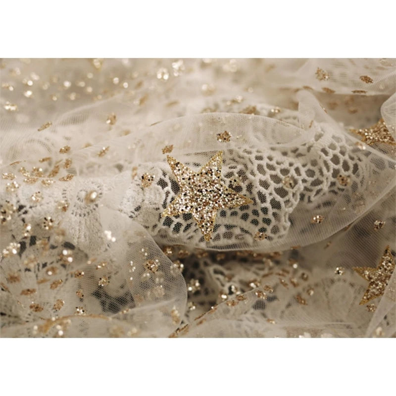 Newborn Photography Transparent Mesh Yarn Blanket