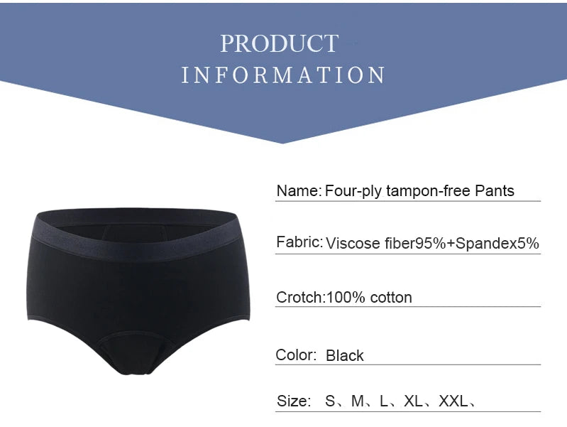 3Pcs Heavy Flow Menstrual Panties