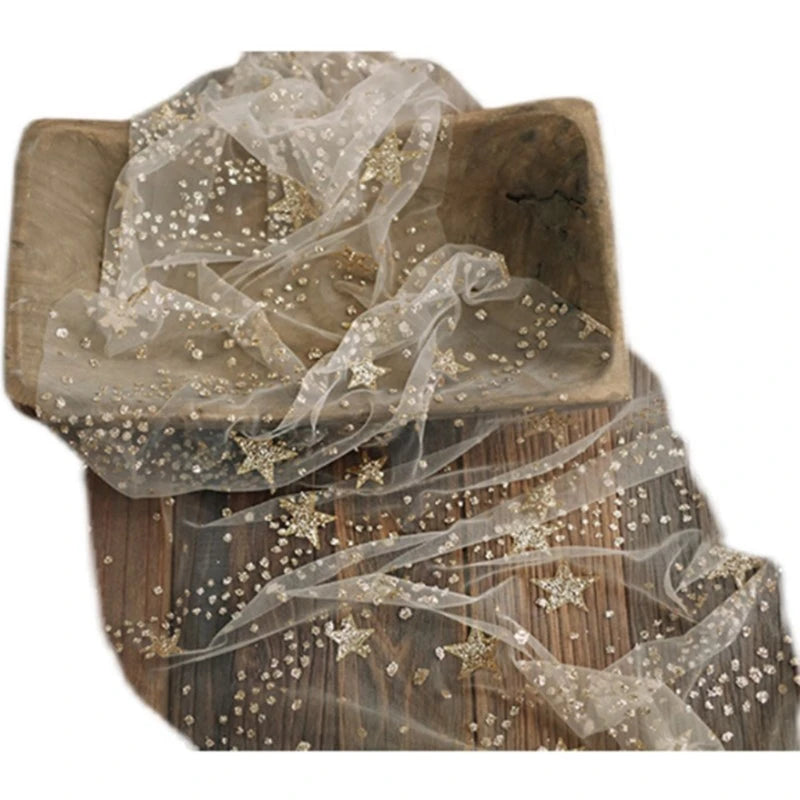 Newborn Photography Transparent Mesh Yarn Blanket