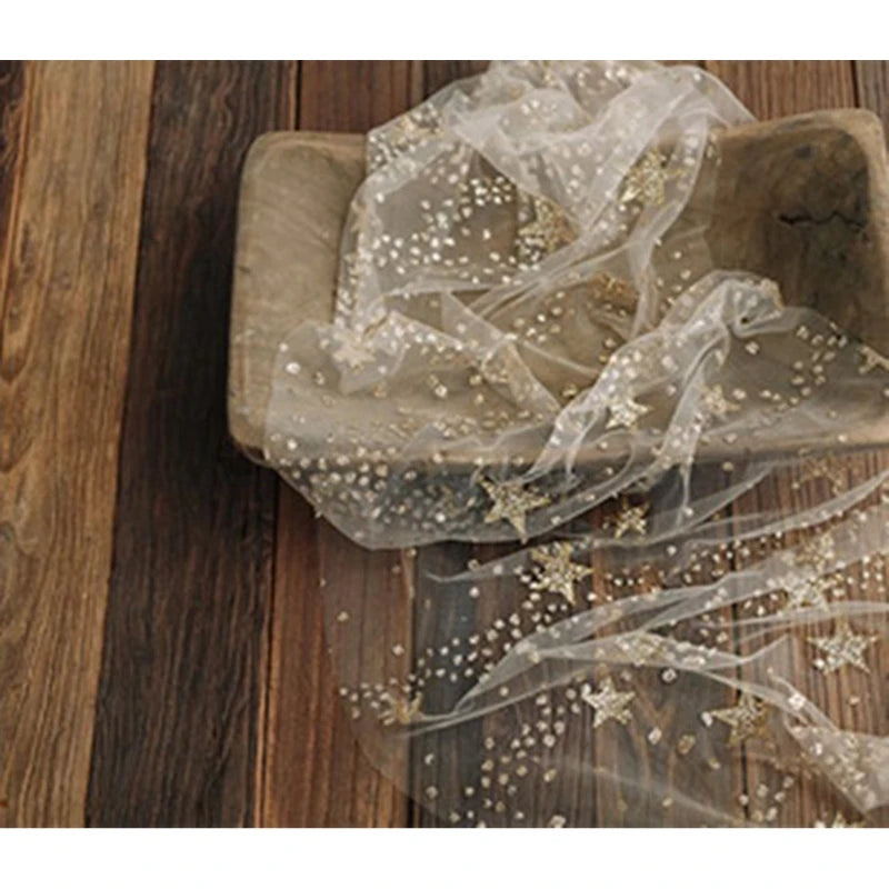 Newborn Photography Transparent Mesh Yarn Blanket