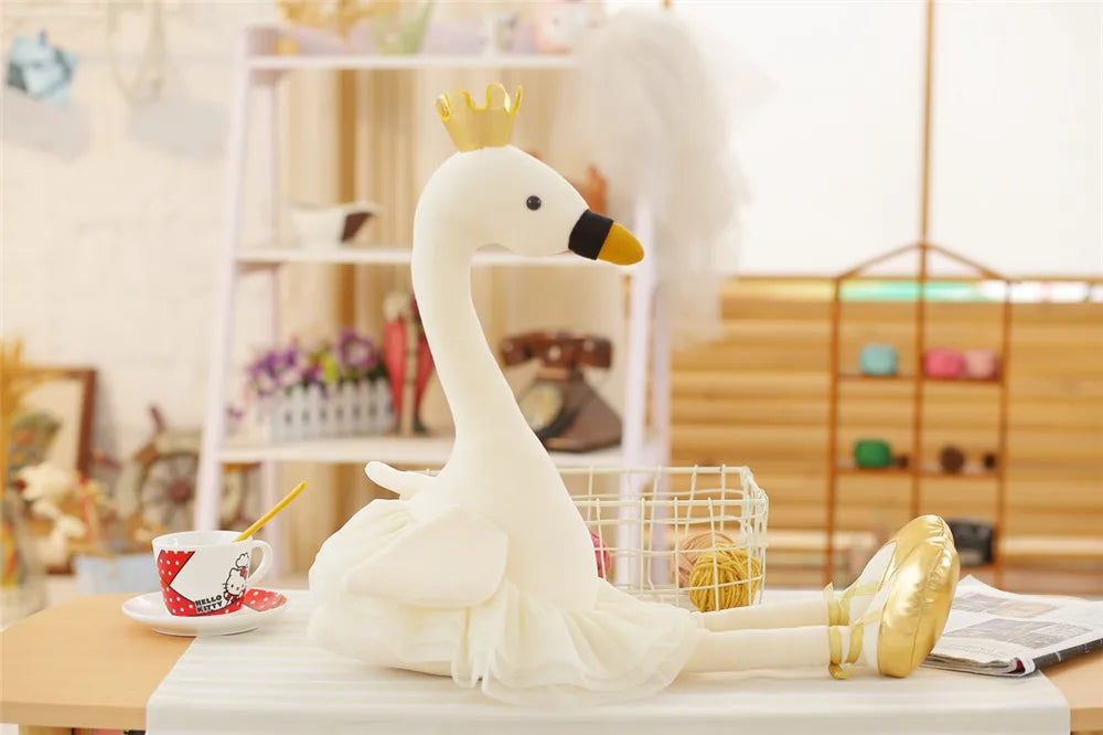 Lovely Swan Plush Doll