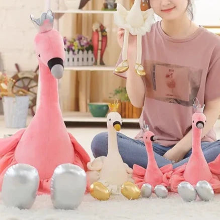 Lovely Swan Plush Doll