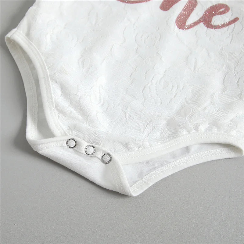 Baby Girls My First Birthday Outfit