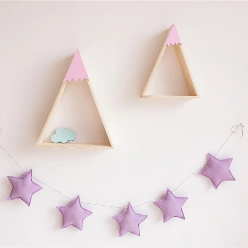 Handmade Nordic Nursery Star Garlands