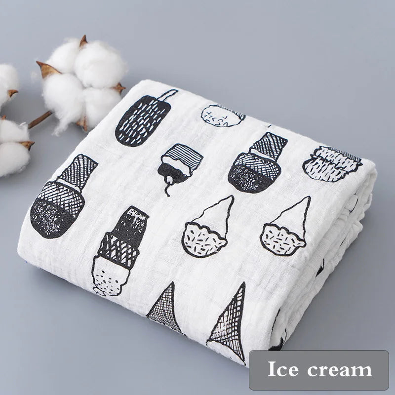 cotton muslin newborn blanket