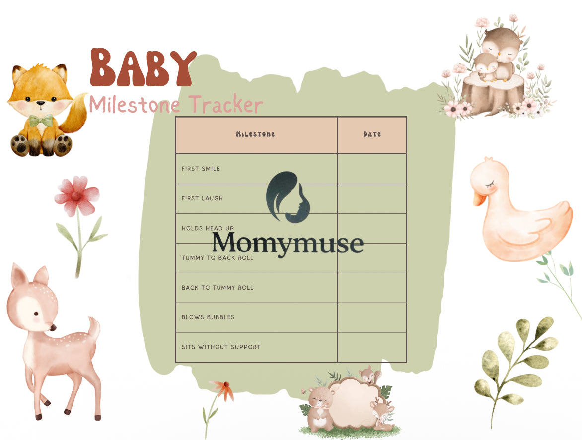 Printable Baby Milestones Tracker