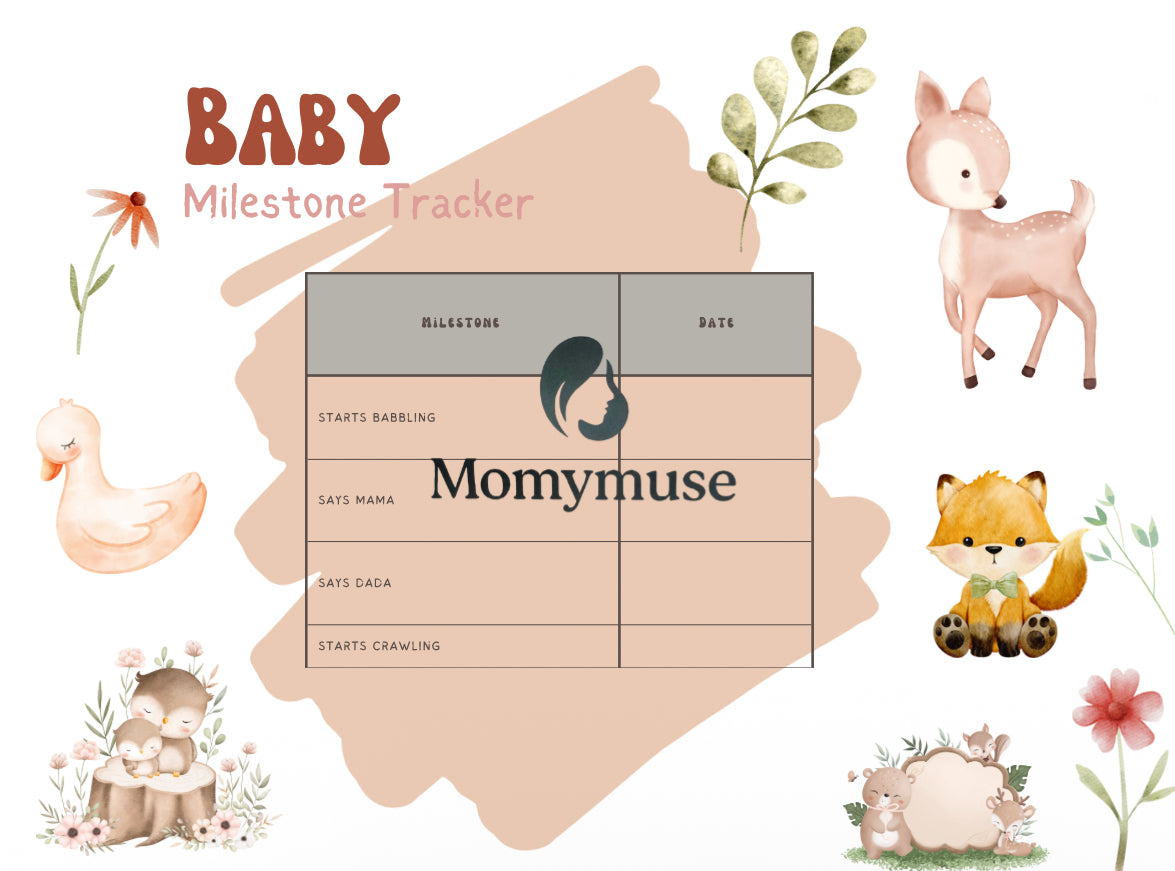 Printable Baby Milestones Tracker