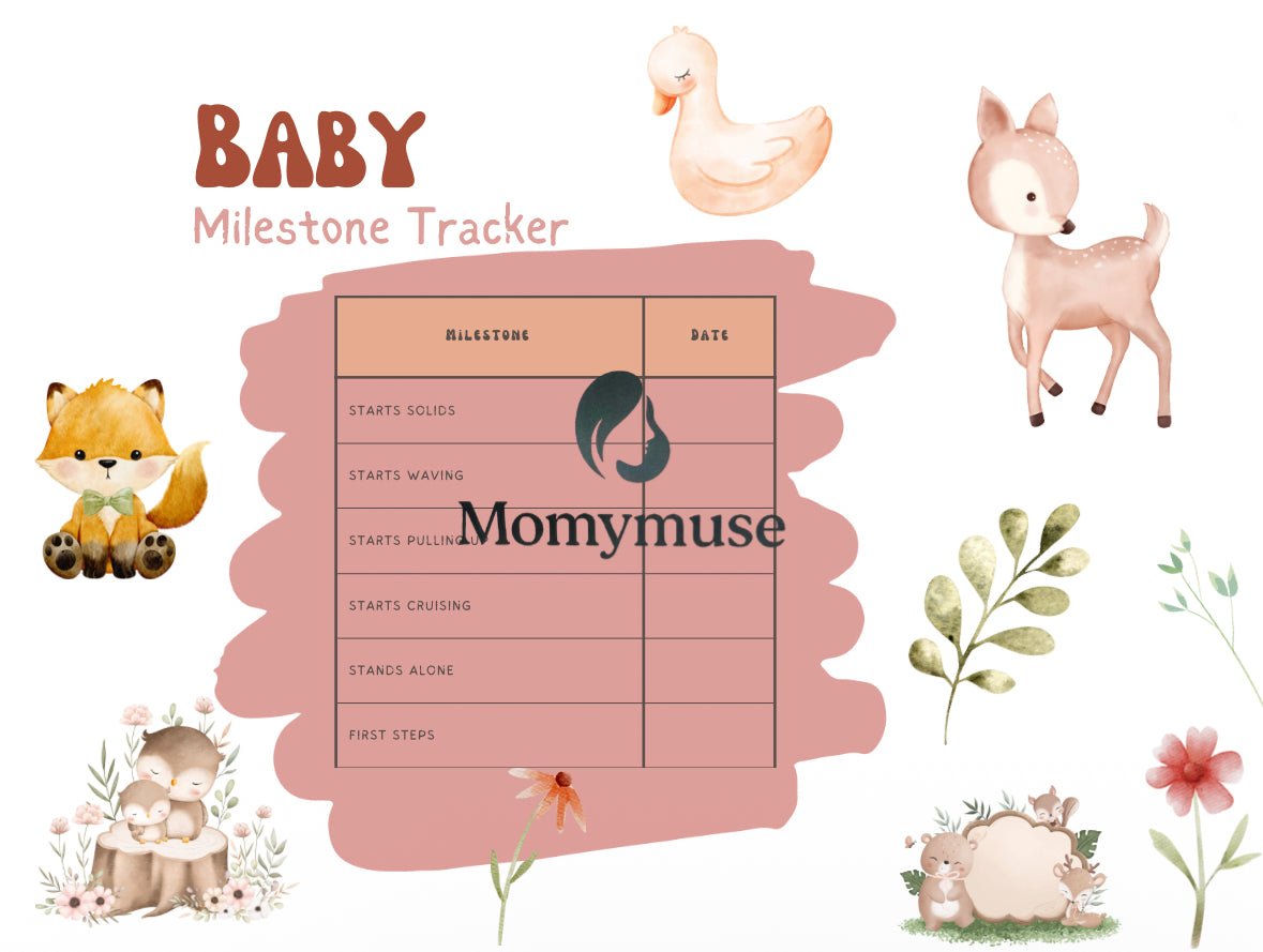 Printable Baby Milestones Tracker