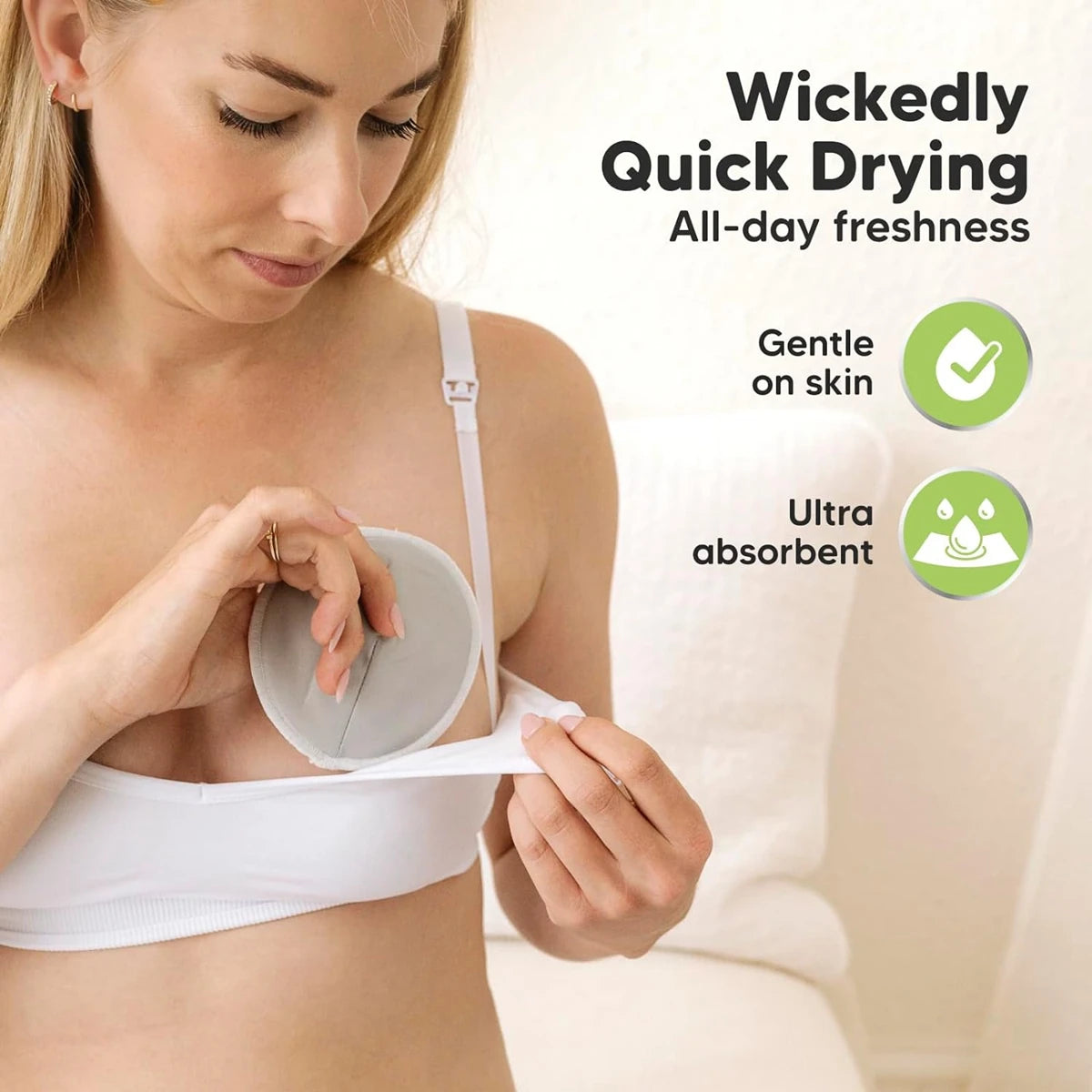 14Pcs Organic Reusable Nursing Pads