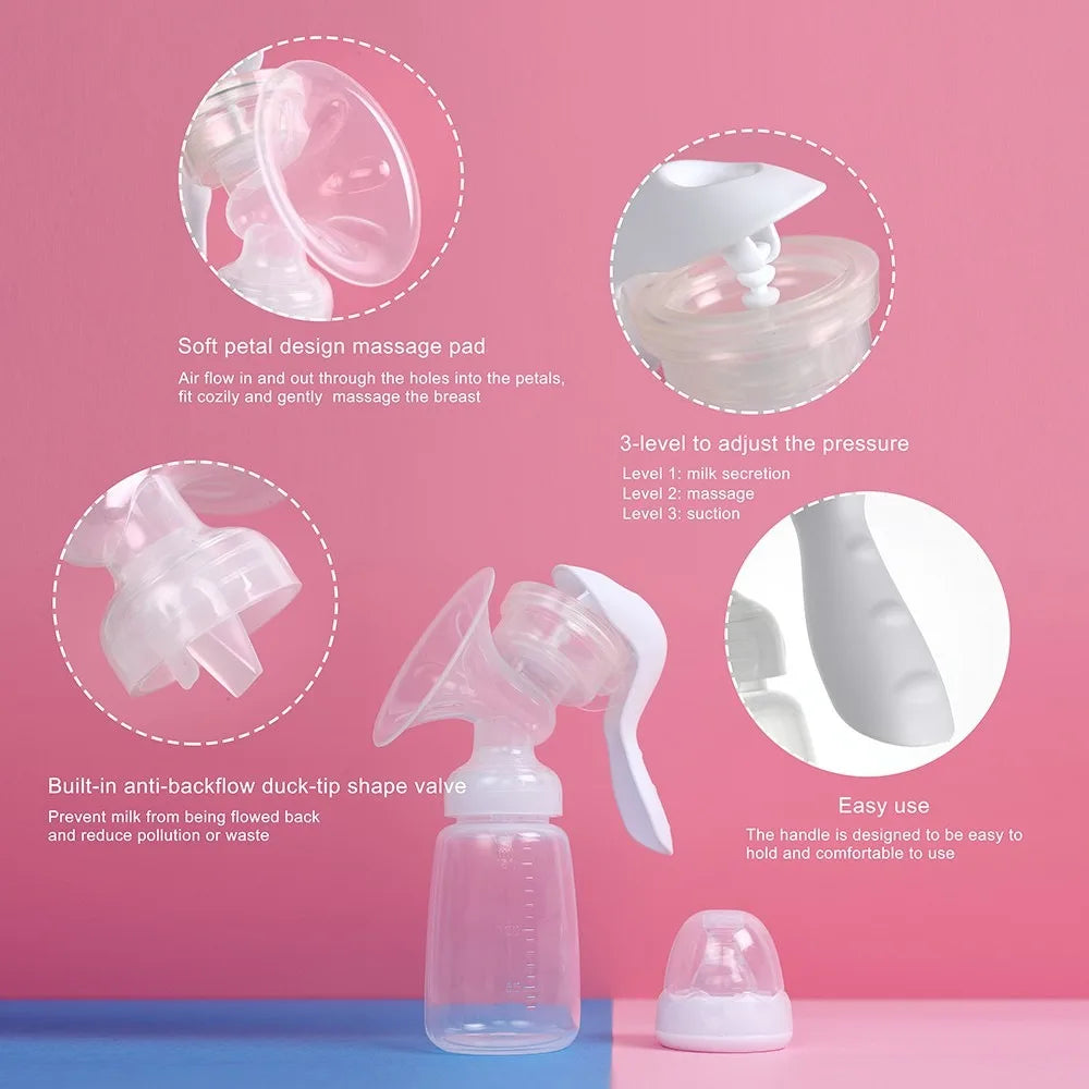 High Suction Manual Postpartum Breast Pump