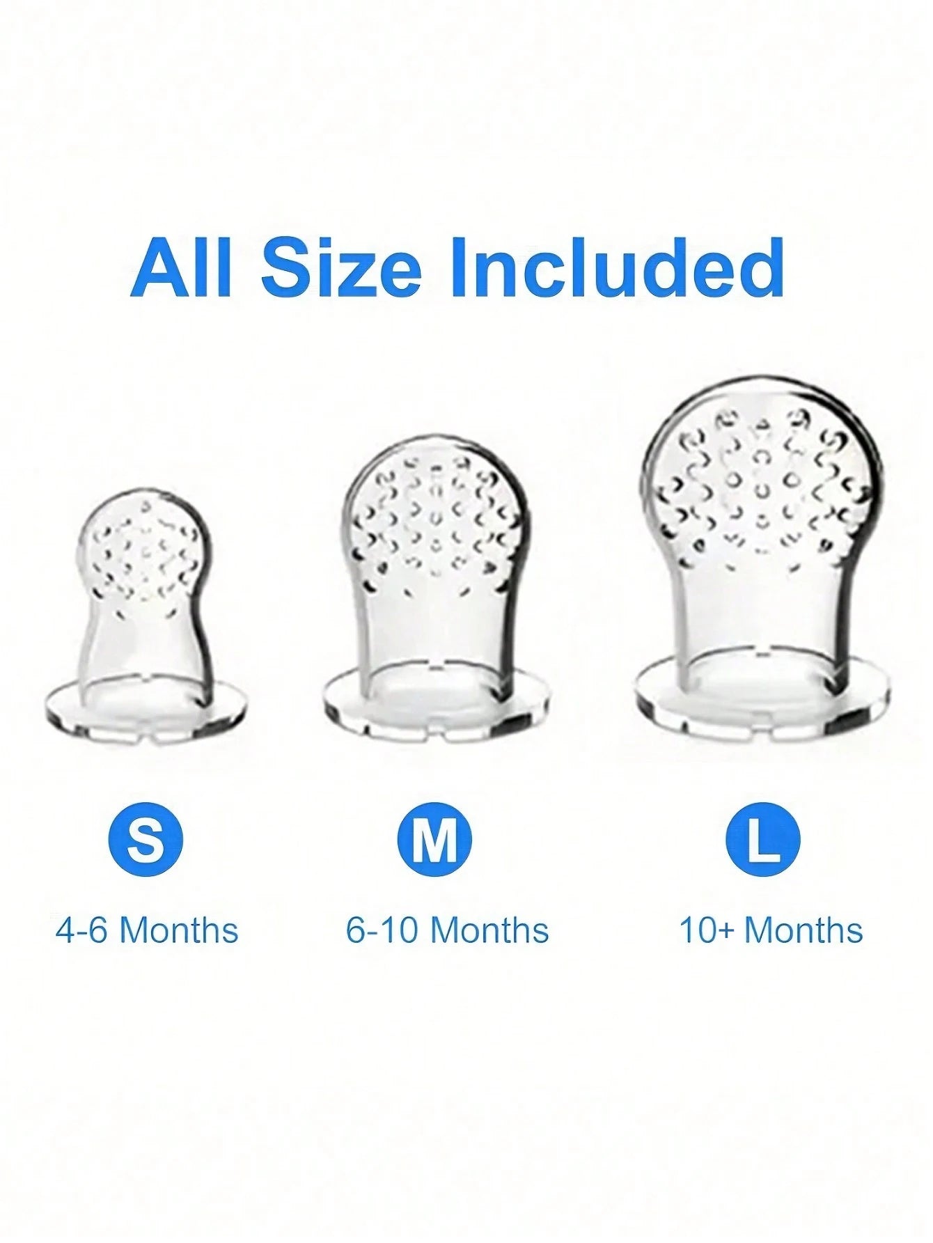 4PCS Silicone Fruit Vegetable Feeder for Kids