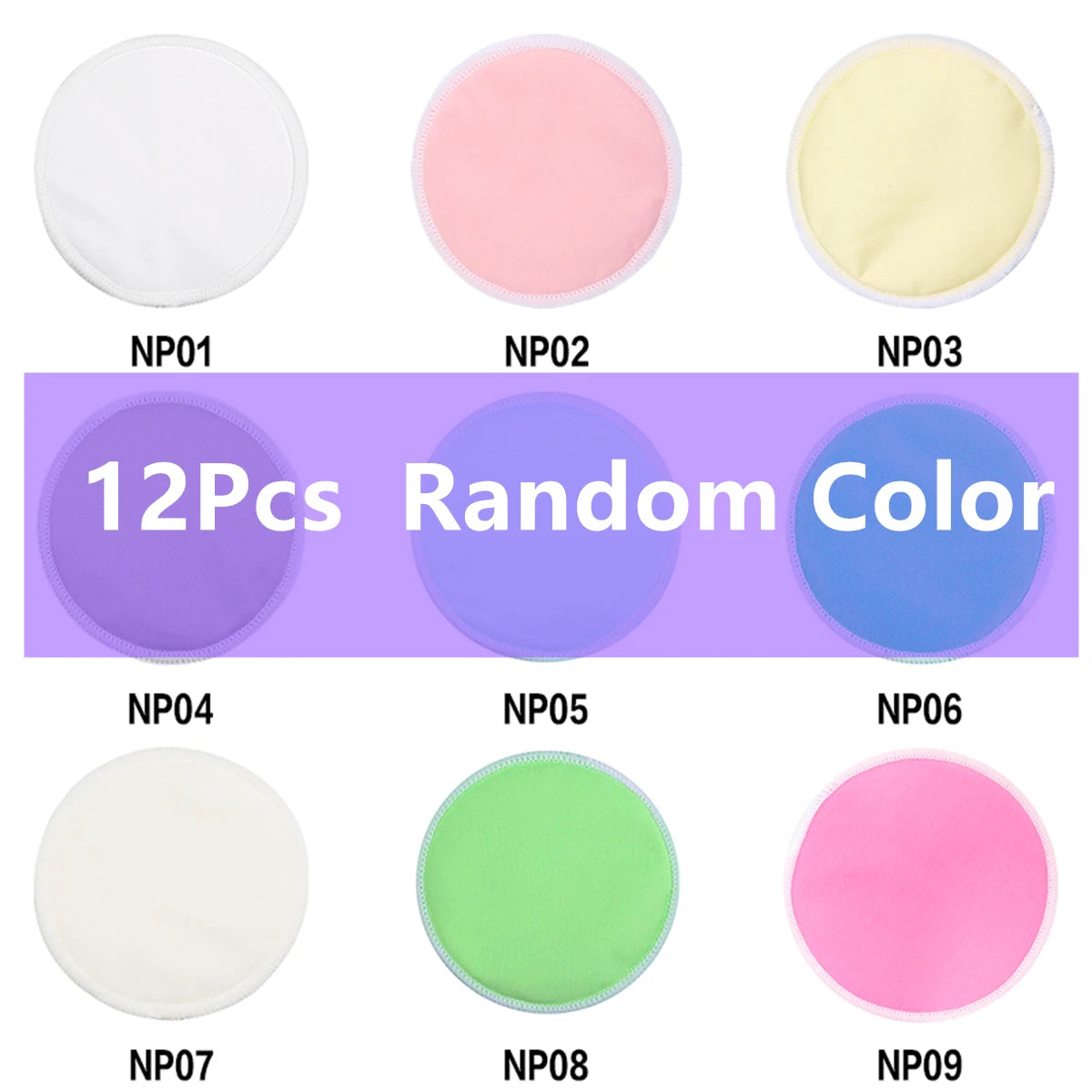 14Pcs Organic Reusable Nursing Pads