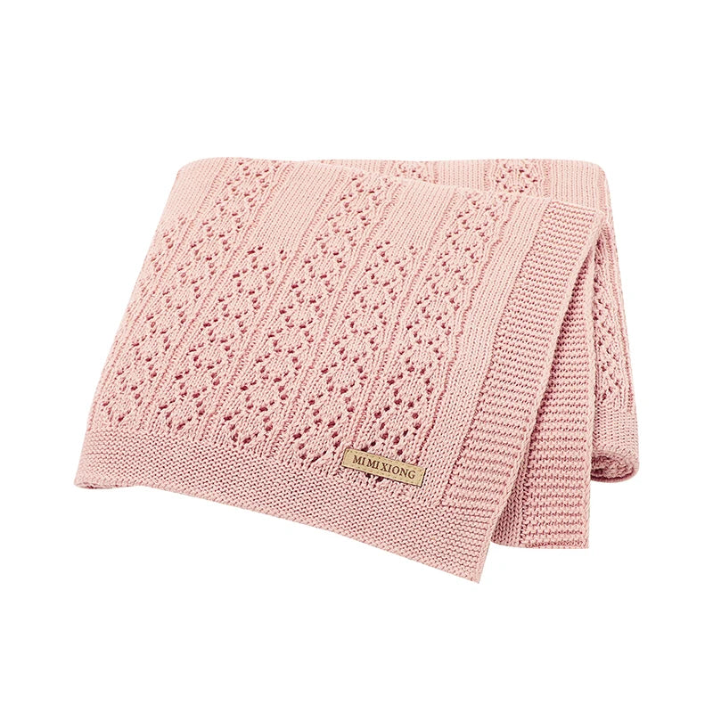 Biki Cotton Knitted Swaddle Wrap Blanket