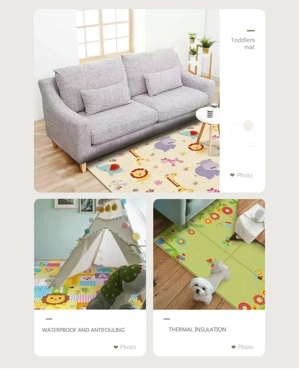 Double Sided Foldable Baby Play Mat