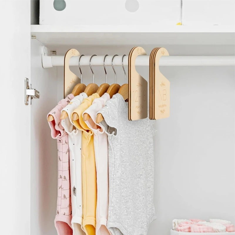 Wooden Nursery Closet Dividers