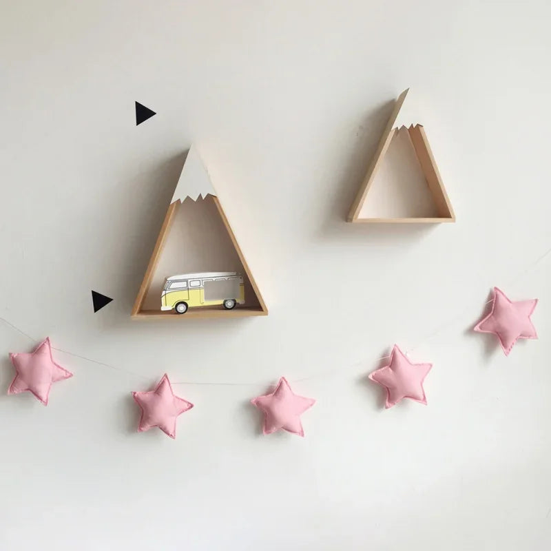 Handmade Nordic Nursery Star Garlands