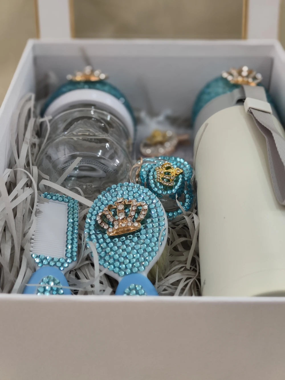 Dollbling Newborn Bedazzled Baby Keepsake Box