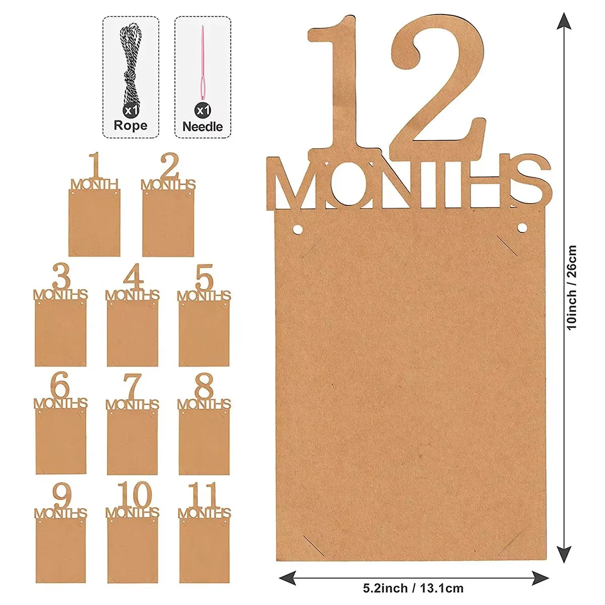 1st Birthday Baby Photo Banner
