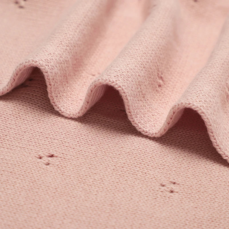 Cherry Muslin Swaddle Blanket