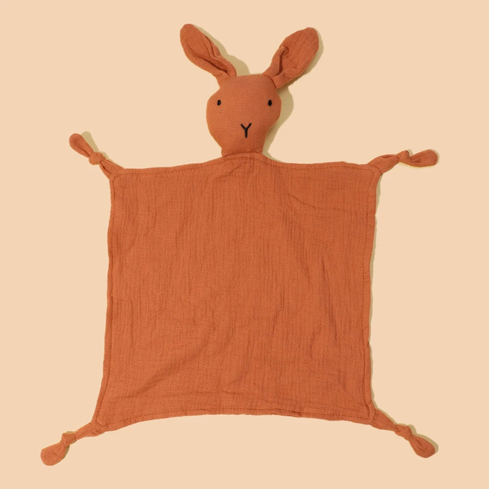 Bunny Love Muslin Tiny Blanket for Babies