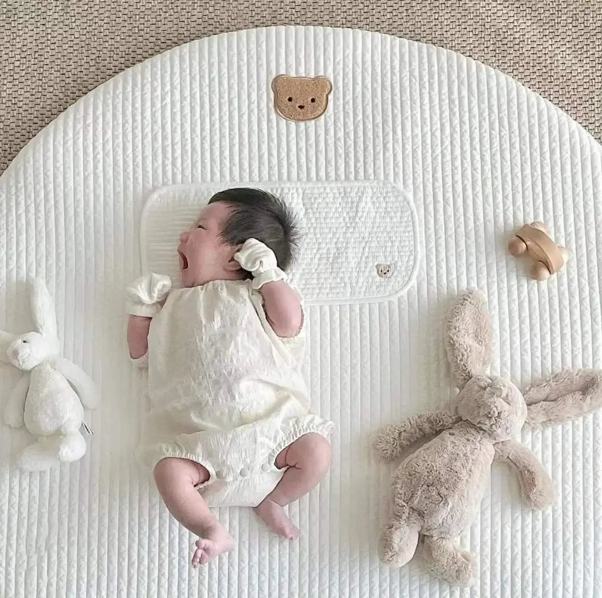 Cocoa Bean Baby Soft Cotton Play Mat