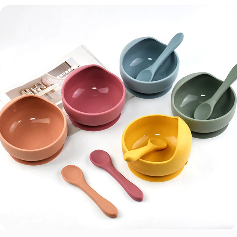 Infant Anti Drip Snail Bowl