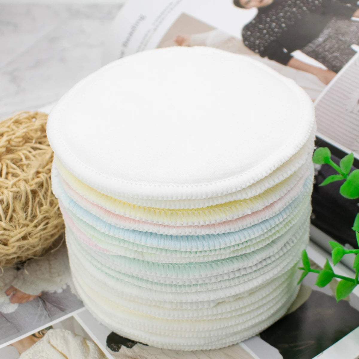 14Pcs Organic Reusable Nursing Pads