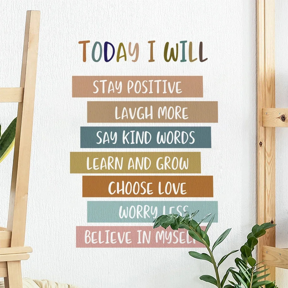 Positive Affirmations Wall Stickers